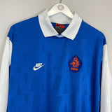 1994/95 NETHERLANDS L/S *PROTOTYPE* AWAY SHIRT (M) NIKE - Cult Kits - Medium - Buy Vintage Football Shirts, Authentic Retro Football Shirts For Sale, Classic Football Shirts & Soccer Jersey