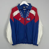 Shop 1994/95 PSG TRACK JACKET (M) NIKE, classic football shirts, vintage football shirts & retro soccer jerseys at Cult Kits