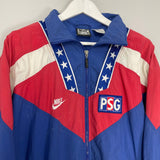 Shop 1994/95 PSG TRACK JACKET (M) NIKE, classic football shirts, vintage football shirts & retro soccer jerseys at Cult Kits