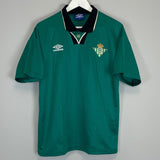 Shop 1994/95 REAL BETIS AWAY SHIRT (M) UMBRO, classic football shirts, vintage football shirts & retro soccer jerseys at Cult Kits