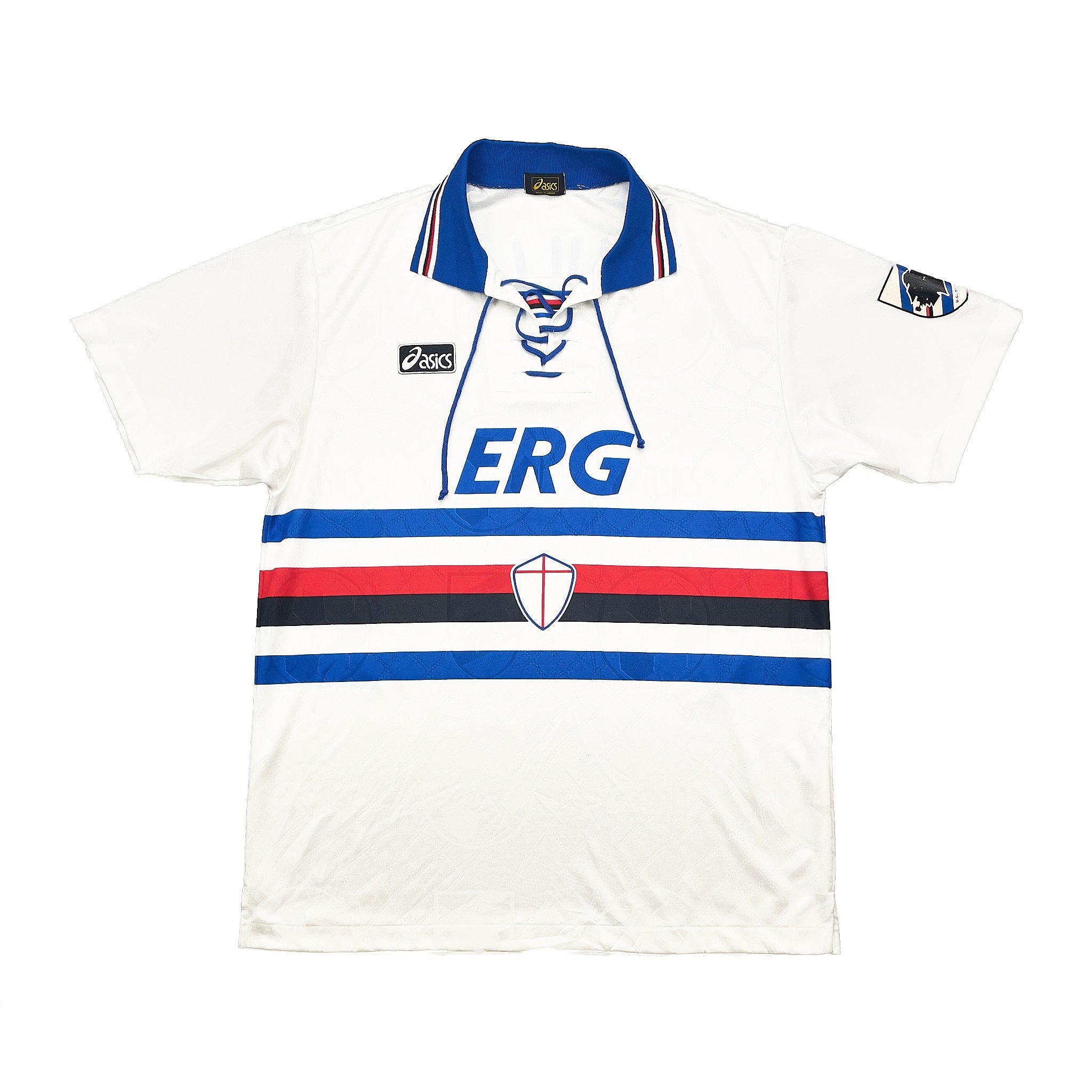 Buy 1994/95 Sampdoria Gullit 4 Away Shirt (L) Asics ~ Free worldwide shipping available ~ Authentic Vintage Football Shirts from Cult Kits