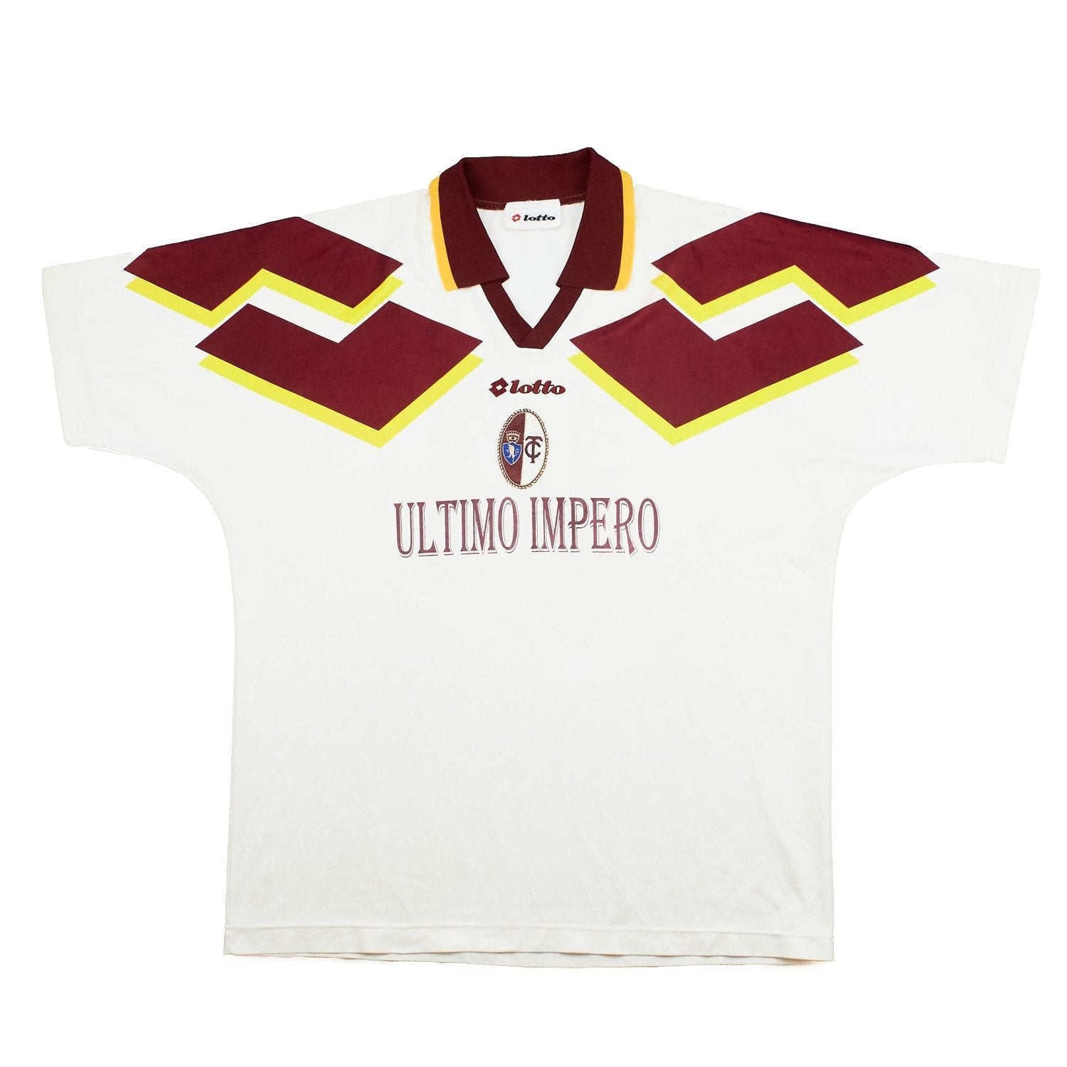 Buy 1994/95 Torino Away Shirt (L) Lotto ~ Free worldwide shipping ~ Authentic Vintage Football Shirts from Cult Kits