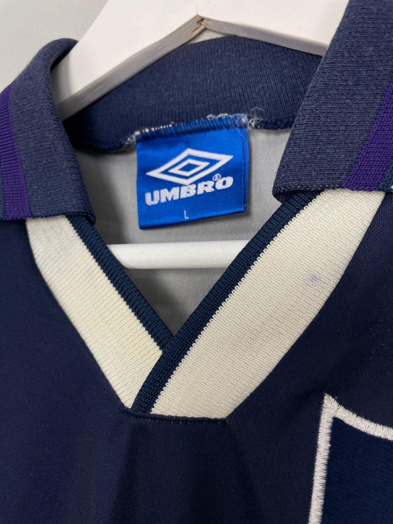 Shop 1994/95 TOTTENHAM AWAY SHIRT (L) UMBRO, classic football shirts, vintage football shirts & retro soccer jerseys at Cult Kits