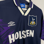 Shop 1994/95 TOTTENHAM AWAY SHIRT (L) UMBRO, classic football shirts, vintage football shirts & retro soccer jerseys at Cult Kits