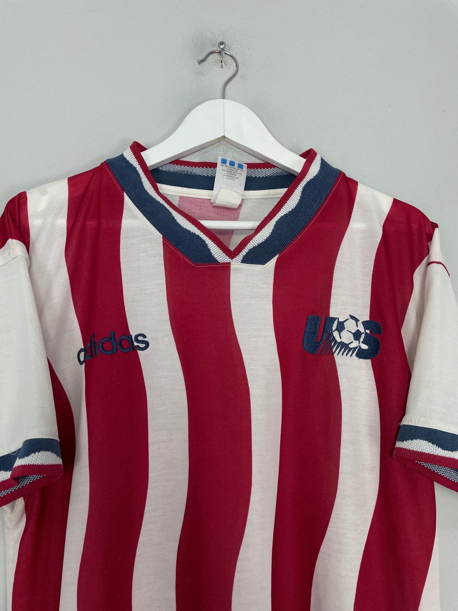 Shop 1994/95 USA HOME SHIRT (M) ADIDAS, classic football shirts, vintage football shirts & retro soccer jerseys at Cult Kits