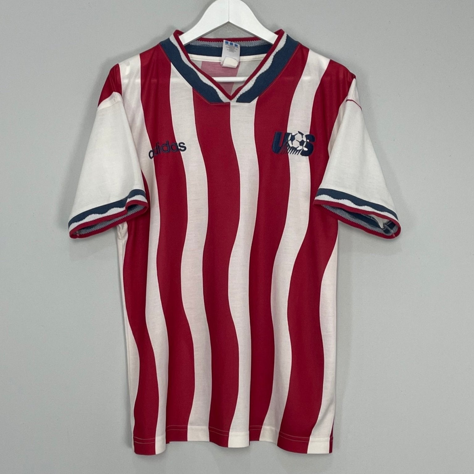 Shop 1994/95 USA HOME SHIRT (M) ADIDAS, classic football shirts, vintage football shirts & retro soccer jerseys at Cult Kits