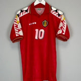 1994/96 BELGIUM SCIFO 10 HOME SHIRT (M) DIADORA - Cult Kits - Medium - Buy Vintage Football Shirts, Authentic Retro Football Shirts For Sale, Classic Football Shirts & Soccer Jersey
