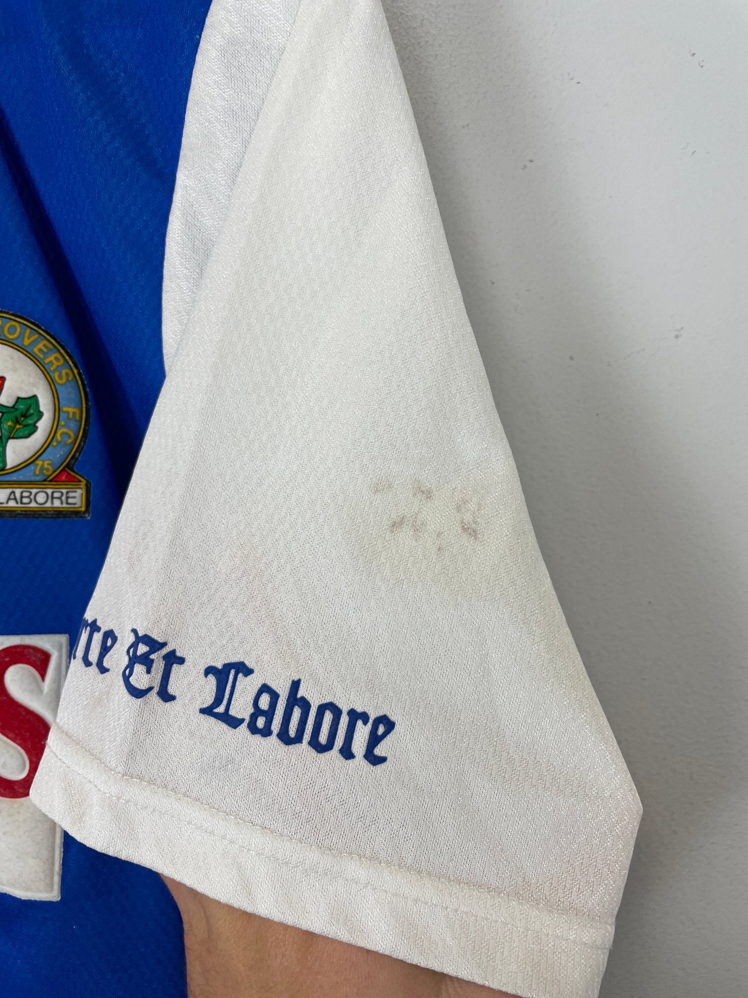 Shop 1994/96 BLACKBURN ROVERS SHEARER #9 HOME SHIRT (S) ASICS, classic football shirts, vintage football shirts & retro soccer jerseys at Cult Kits
