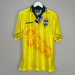Shop 1994/96 BRAZIL *BNWT* HOME SHIRT (MULTIPLE SIZES) UMBRO, classic football shirts, vintage football shirts & retro soccer jerseys at Cult Kits