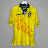 Shop 1994/96 BRAZIL *BNWT* HOME SHIRT (MULTIPLE SIZES) UMBRO, classic football shirts, vintage football shirts & retro soccer jerseys at Cult Kits