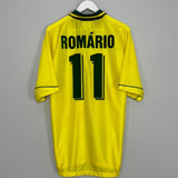 Shop 1994/96 BRAZIL ROMARIO #11 *BNWOT* HOME SHIRT (XXL) UMBRO, classic football shirts, vintage football shirts & retro soccer jerseys at Cult Kits