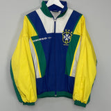 Shop 1994/96 BRAZIL TRACK JACKET (S) UMBRO, classic football shirts, vintage football shirts & retro soccer jerseys at Cult Kits