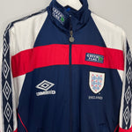 Shop 1994/96 ENGLAND TRACKSUIT TOP (S) UMBRO, classic football shirts, vintage football shirts & retro soccer jerseys at Cult Kits