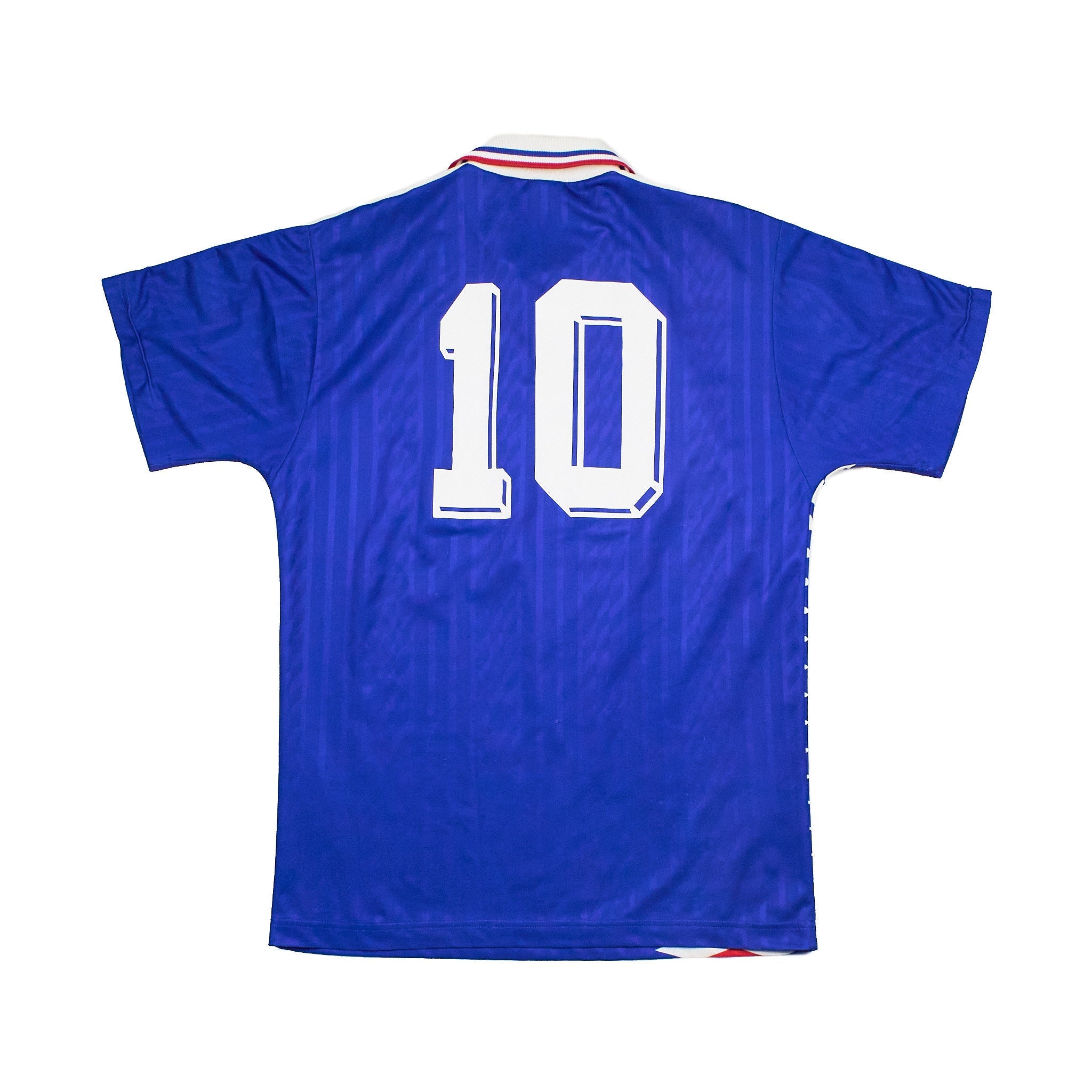 Buy 1994/96 France 10 Home Shirt (S) Adidas ~ Free worldwide shipping ~ Authentic Vintage Football Shirts from Cult Kits