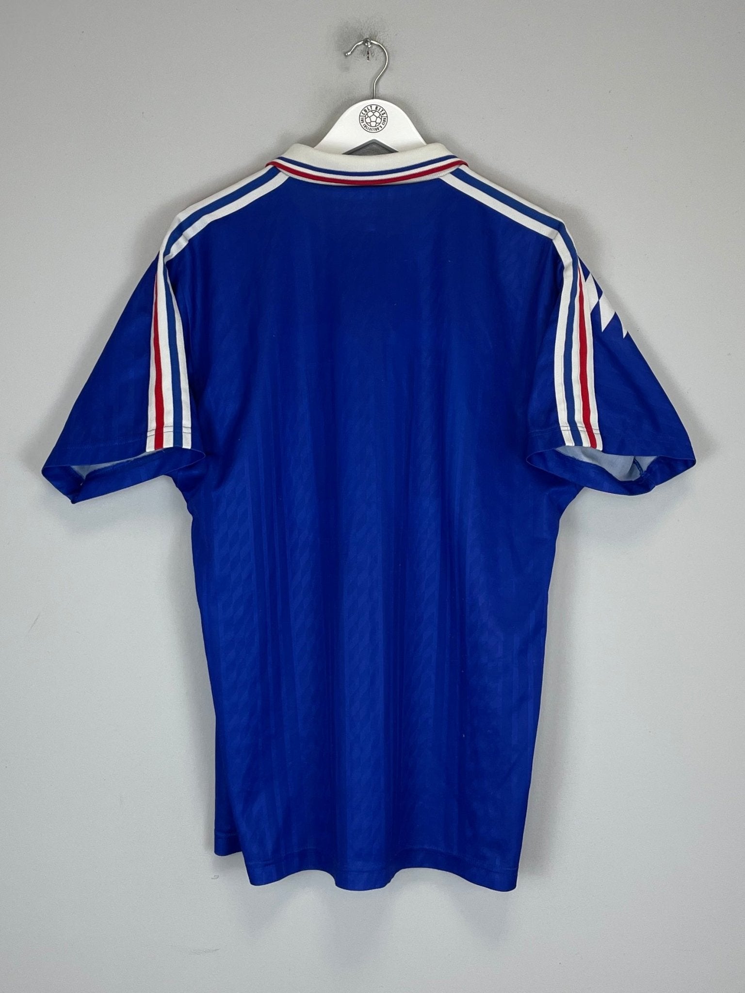 Shop 1994/96 FRANCE HOME SHIRT (L) ADIDAS, classic football shirts, vintage football shirts & retro soccer jerseys at Cult Kits