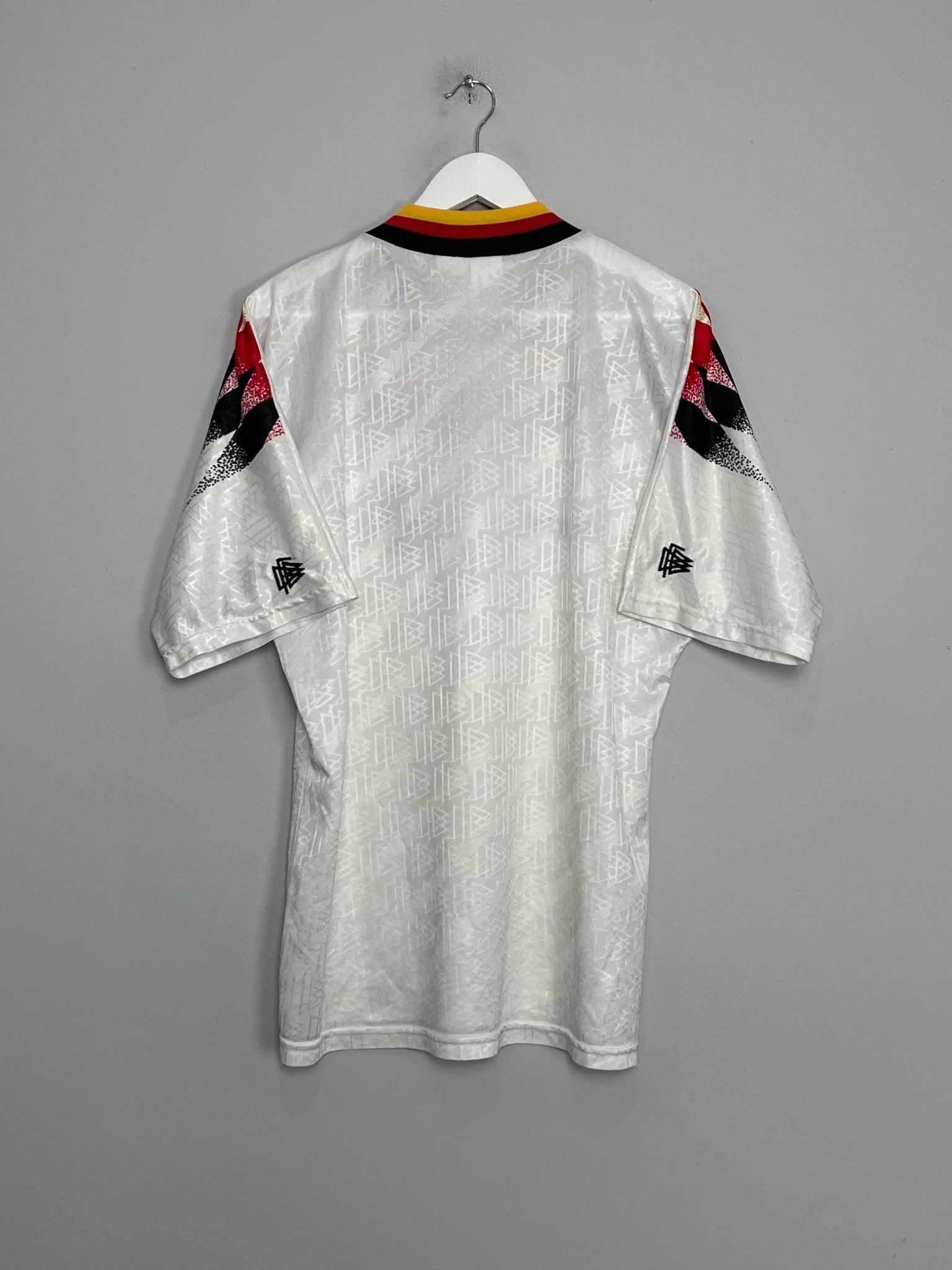 Shop 1994/96 GERMANY HOME SHIRT (L) ADIDAS, classic football shirts, vintage football shirts & retro soccer jerseys at Cult Kits