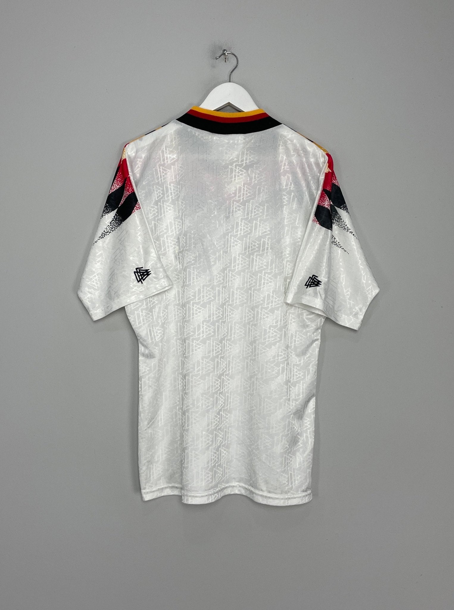 Shop 1994/96 GERMANY HOME SHIRT (L) ADIDAS, classic football shirts, vintage football shirts & retro soccer jerseys at Cult Kits