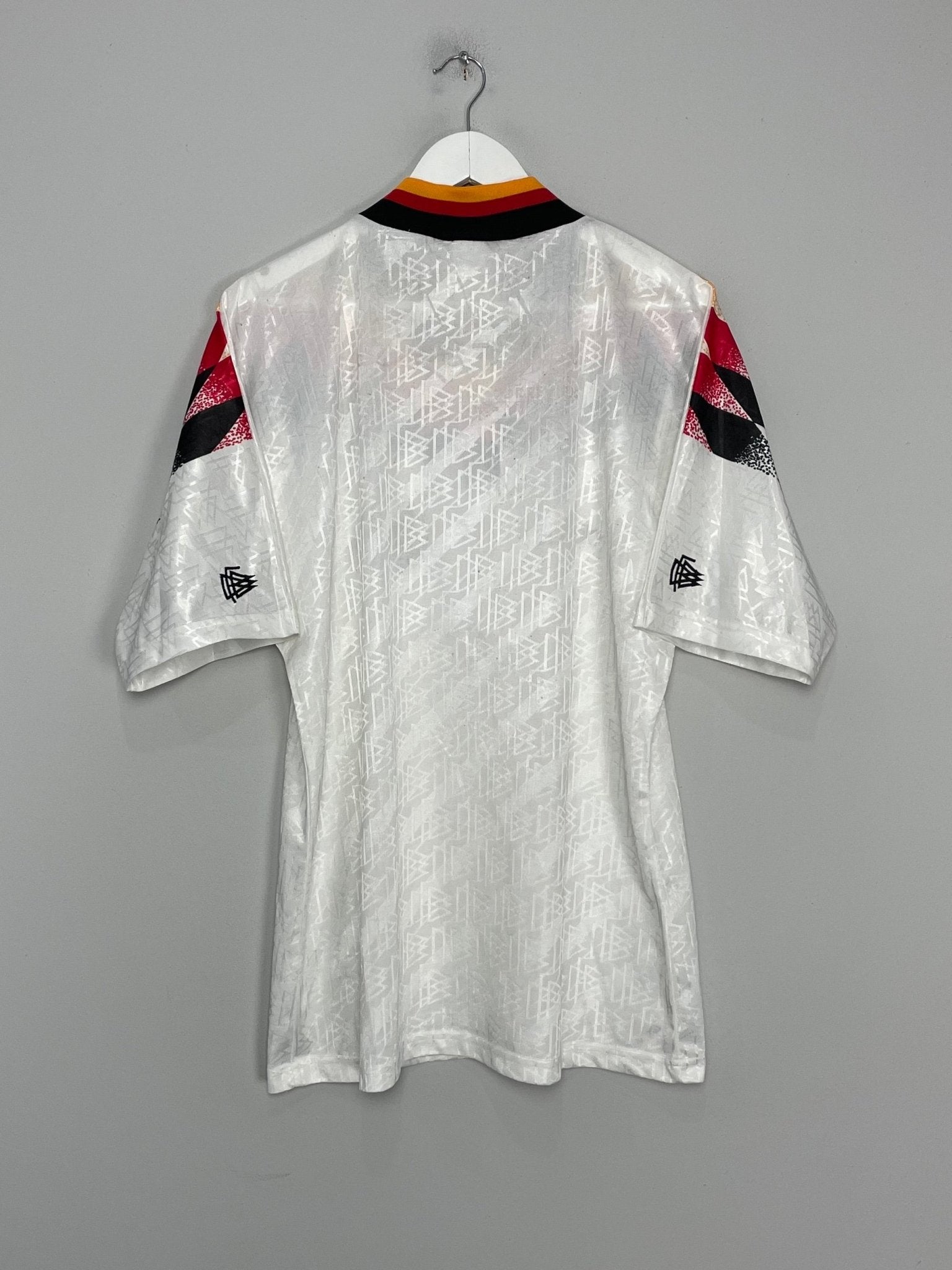 Shop 1994/96 GERMANY HOME SHIRT (L) ADIDAS, classic football shirts, vintage football shirts & retro soccer jerseys at Cult Kits