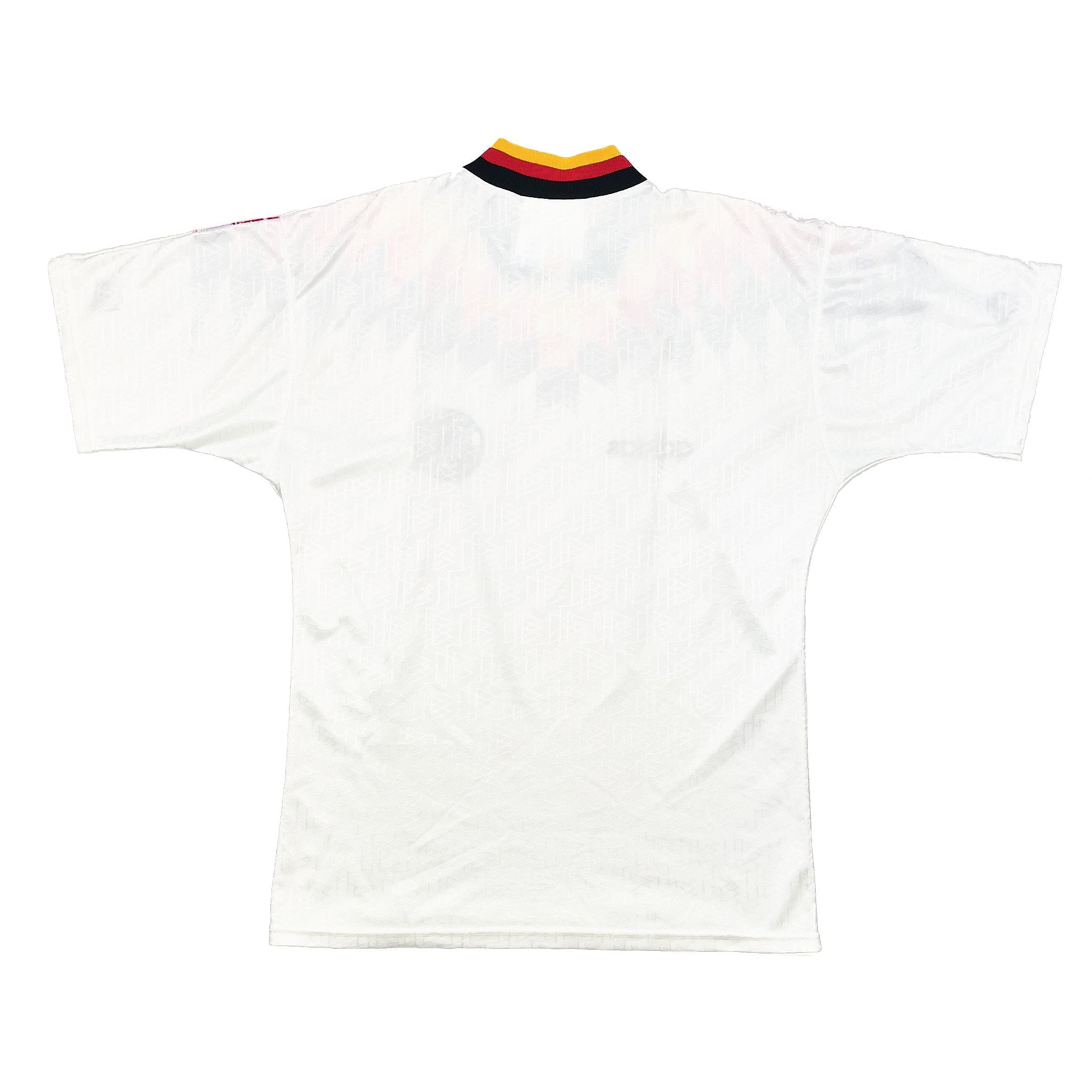 Buy 1994/96 Germany Home Shirt (M) Adidas ~ Free worldwide shipping ~ Authentic Vintage Football Shirts from Cult Kits