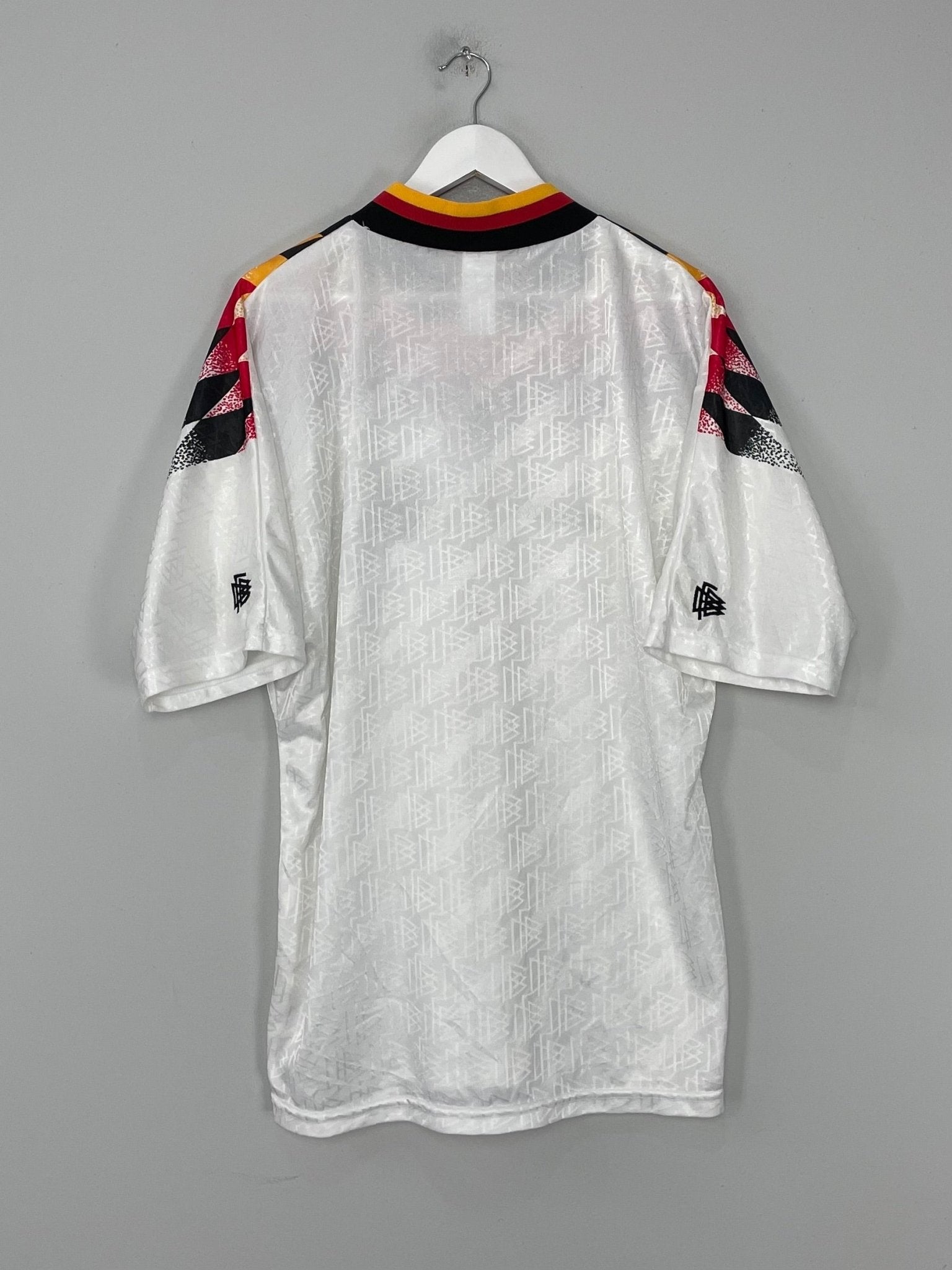 Shop 1994/96 GERMANY HOME SHIRT (XL) ADIDAS, classic football shirts, vintage football shirts & retro soccer jerseys at Cult Kits