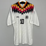Shop 1994/96 GERMANY MATTHAUS #10 HOME SHIRT (XL) ADIDAS, classic football shirts, vintage football shirts & retro soccer jerseys at Cult Kits