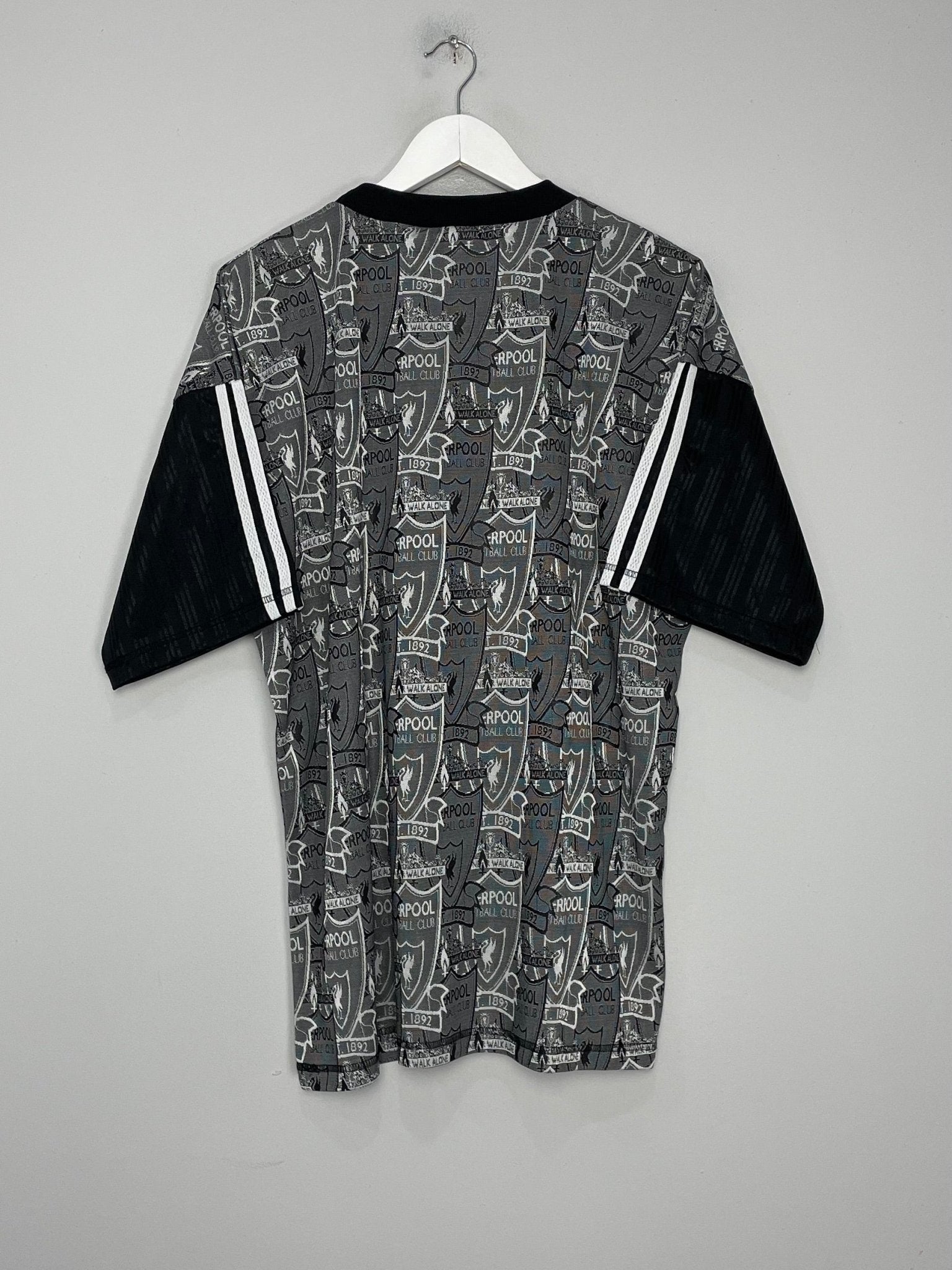 Shop 1994/96 LIVERPOOL TRAINING SHIRT (L) ADIDAS, classic football shirts, vintage football shirts & retro soccer jerseys at Cult Kits
