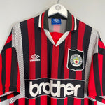 1994/96 MANCHESTER CITY AWAY SHIRT (XL) UMBRO - Cult Kits - XL - Buy Vintage Football Shirts, Authentic Retro Football Shirts For Sale, Classic Football Shirts & Soccer Jersey