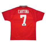 Buy 1994/96 Manchester United Cantona 7 Home Shirt (L) Umbro ~ Free worldwide shipping available ~ Authentic Vintage Football Shirts from Cult Kits