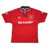 Buy 1994/96 Manchester United Cole 17 Home Shirt (Y) Umbro ~ Free worldwide shipping available ~ Authentic Vintage Football Shirts from Cult Kits