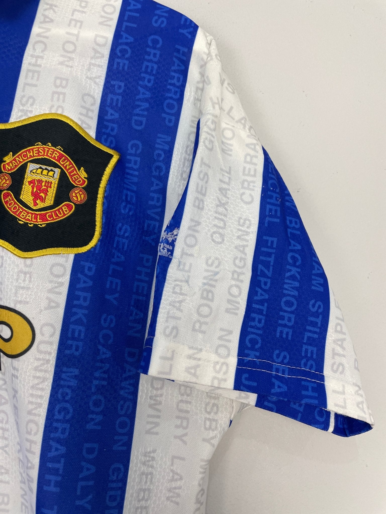 Shop 1994/96 MANCHESTER UNITED INCE #8 AWAY SHIRT (M) UMBRO, classic football shirts, vintage football shirts & retro soccer jerseys at Cult Kits
