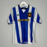 Shop 1994/96 MANCHESTER UNITED INCE #8 AWAY SHIRT (M) UMBRO, classic football shirts, vintage football shirts & retro soccer jerseys at Cult Kits