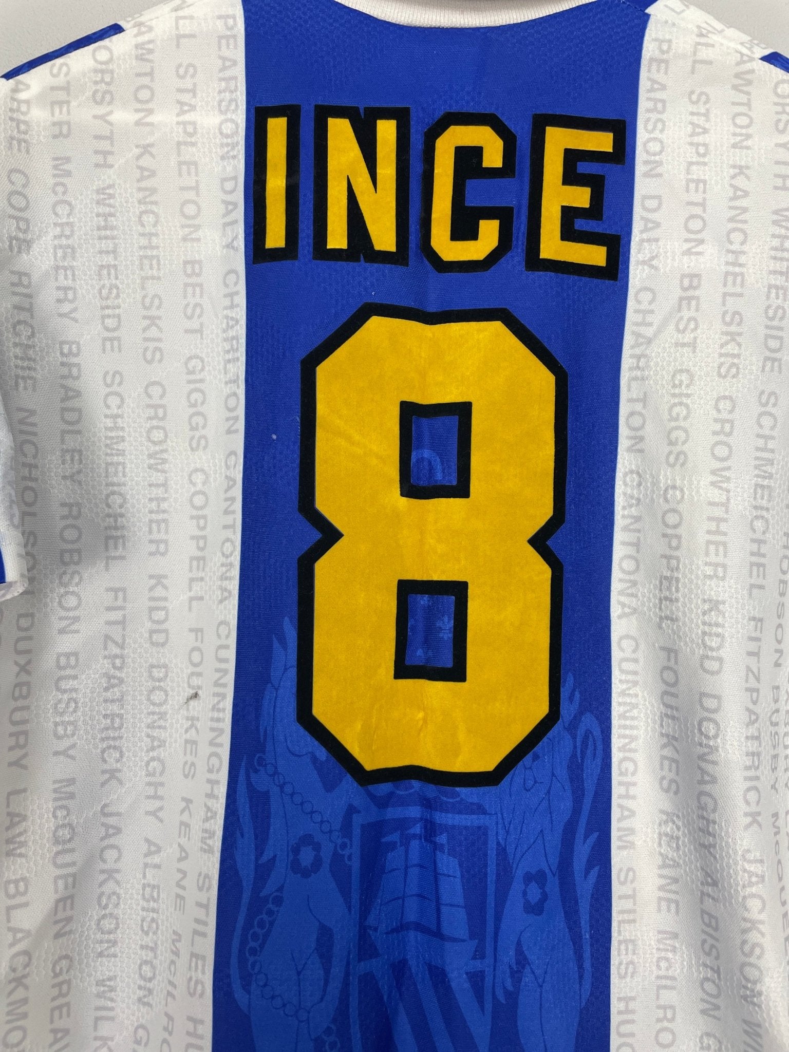 Shop 1994/96 MANCHESTER UNITED INCE #8 AWAY SHIRT (M) UMBRO, classic football shirts, vintage football shirts & retro soccer jerseys at Cult Kits