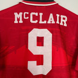 Shop 1994/96 MANCHESTER UNITED MCCLAIR #9 HOME SHIRT (M) UMBRO, classic football shirts, vintage football shirts & retro soccer jerseys at Cult Kits