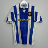 Shop 1994/96 MANCHESTER UNITED THIRD SHIRT (L) UMBRO, classic football shirts, vintage football shirts & retro soccer jerseys at Cult Kits