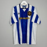 Shop 1994/96 MANCHESTER UNITED THIRD SHIRT (XL) UMBRO, classic football shirts, vintage football shirts & retro soccer jerseys at Cult Kits