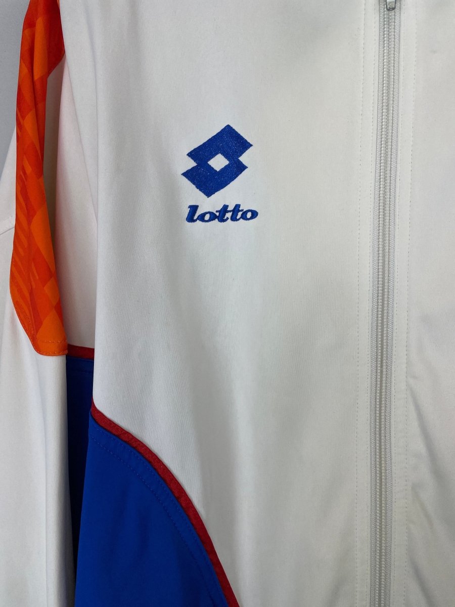 1994/96 NETHERLANDS TRACK JACKET (XL) LOTTO - Cult Kits - XL - Buy Vintage Football Shirts, Authentic Retro Football Shirts For Sale, Classic Football Shirts & Soccer Jersey