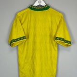 Shop 1994/96 NORWICH CITY HOME SHIRT (S) MITRE, classic football shirts, vintage football shirts & retro soccer jerseys at Cult Kits