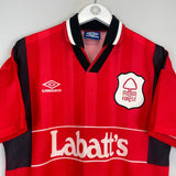 1994/96 NOTTINGHAM FOREST HOME SHIRT (M) UMBRO - Cult Kits - Medium - Buy Vintage Football Shirts, Authentic Retro Football Shirts For Sale, Classic Football Shirts & Soccer Jersey