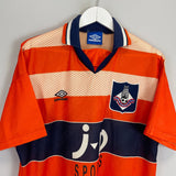 Shop 1994/96 OLDHAM ATHLETIC AWAY SHIRT (L) UMBRO, classic football shirts, vintage football shirts & retro soccer jerseys at Cult Kits