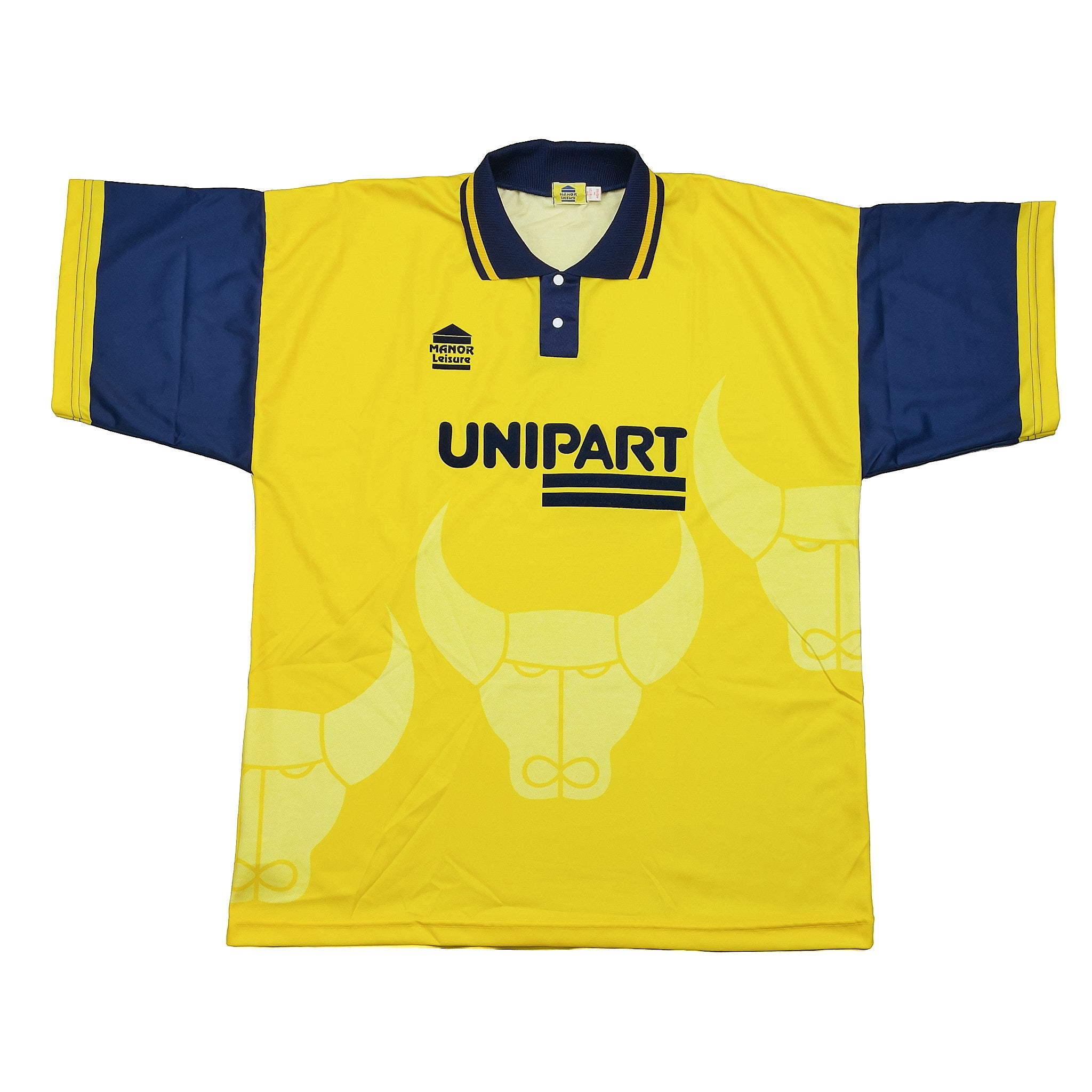 Buy 1994/96 Oxford United *Prototype* Home Shirt (XL) Manor Leisure ~ Free worldwide shipping ~ Authentic Vintage Football Shirts from Cult Kits