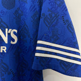 Shop 1994/96 RANGERS GASCOIGNE #8 HOME SHIRT (XL) ADIDAS, classic football shirts, vintage football shirts & retro soccer jerseys at Cult Kits