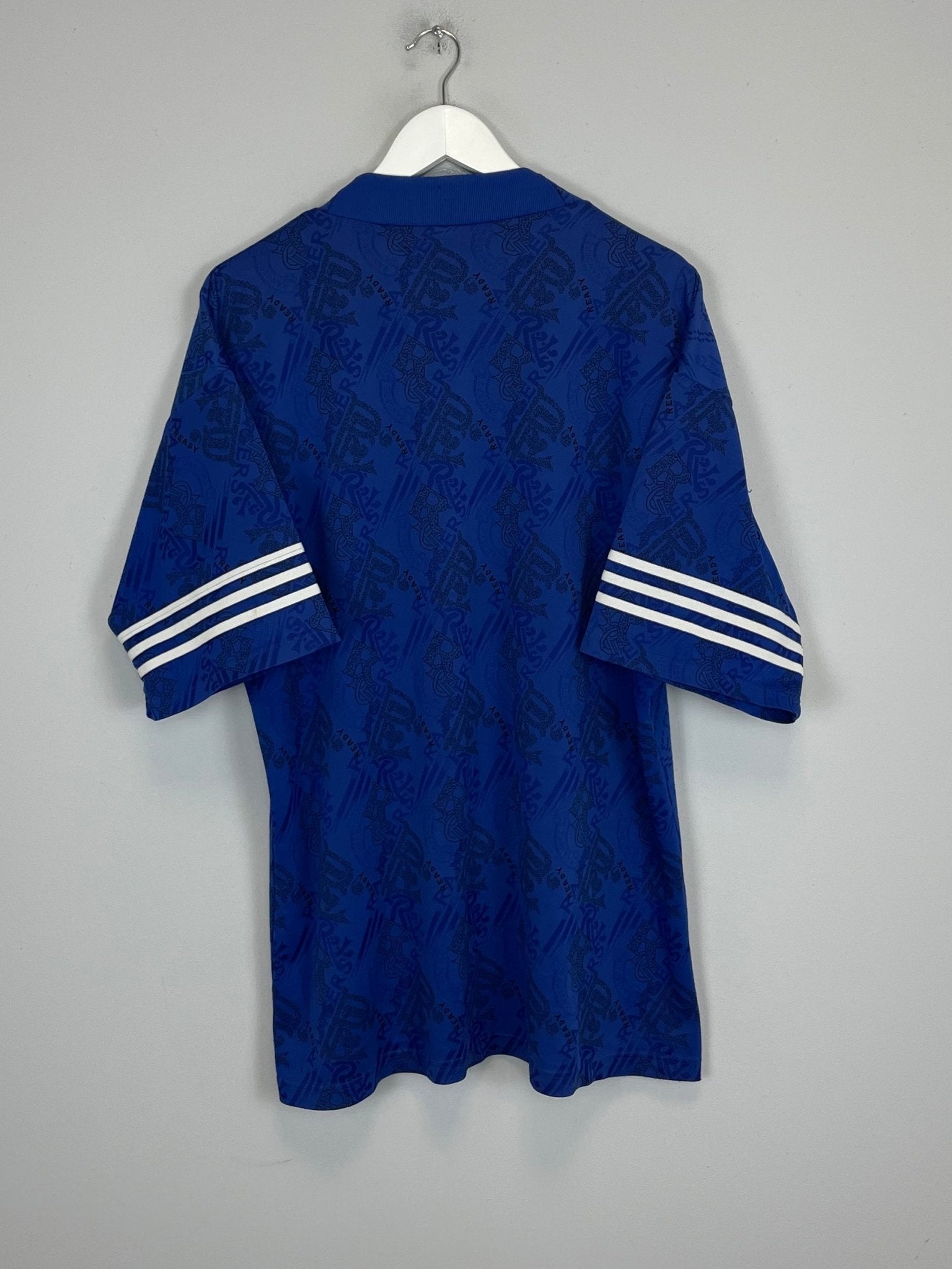 Shop 1994/96 RANGERS HOME SHIRT (L) ADIDAS, classic football shirts, vintage football shirts & retro soccer jerseys at Cult Kits
