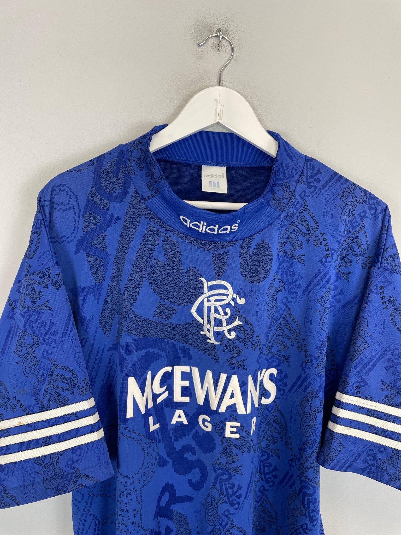 1994/96 RANGERS HOME SHIRT (L) ADIDAS – Cult Kits
