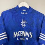 Shop 1994/96 RANGERS HOME SHIRT (M) ADIDAS, classic football shirts, vintage football shirts & retro soccer jerseys at Cult Kits