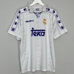 Shop 1994/96 REAL MADRID #8 HOME SHIRT (M) KELME, classic football shirts, vintage football shirts & retro soccer jerseys at Cult Kits