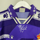 Shop 1994/96 REAL MADRID AWAY SHIRT (L) KELME, classic football shirts, vintage football shirts & retro soccer jerseys at Cult Kits