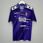 Shop 1994/96 REAL MADRID AWAY SHIRT (M) KELME, classic football shirts, vintage football shirts & retro soccer jerseys at Cult Kits