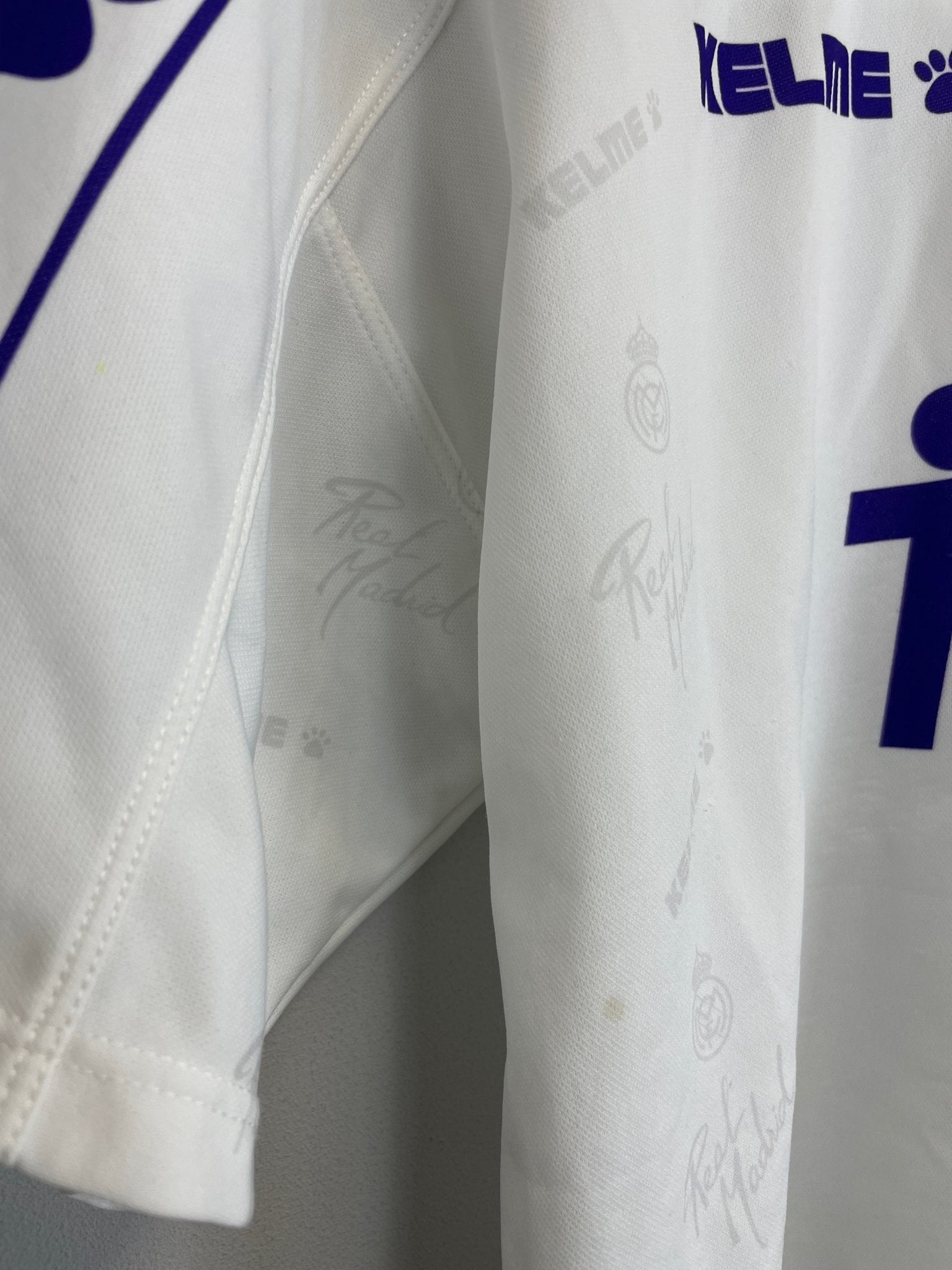 Shop 1994/96 REAL MADRID HOME SHIRT (XL) KELME, classic football shirts, vintage football shirts & retro soccer jerseys at Cult Kits