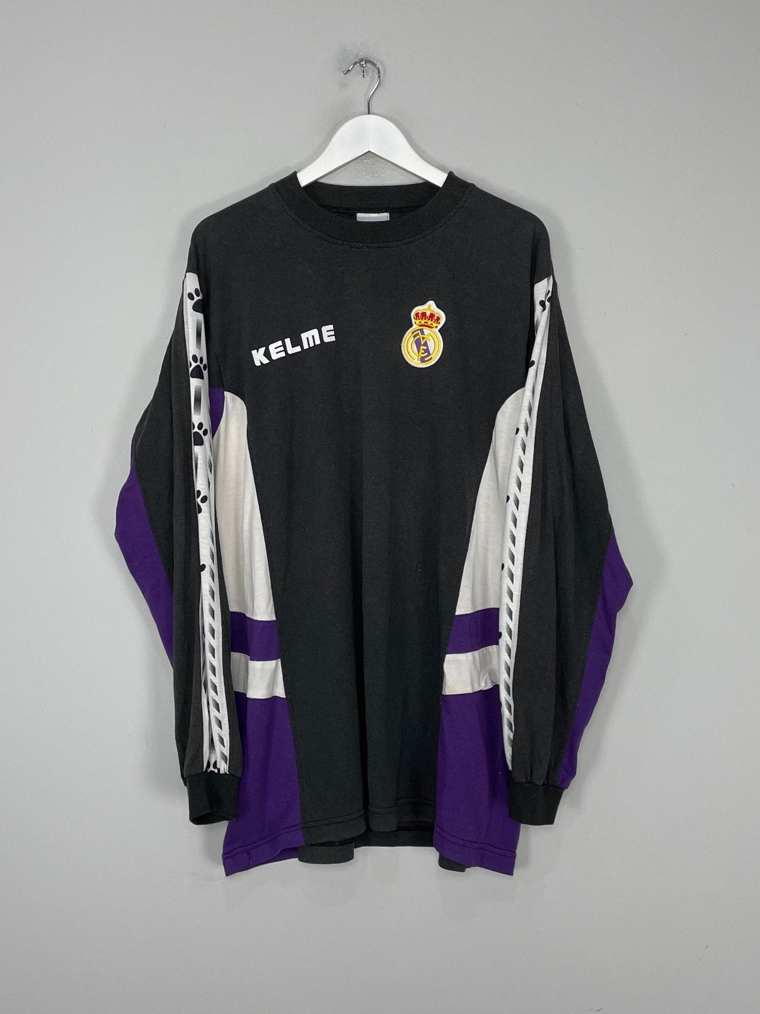 Shop 1994/96 REAL MADRID L/S TRAINING (XL) KELME, classic football shirts, vintage football shirts & retro soccer jerseys at Cult Kits