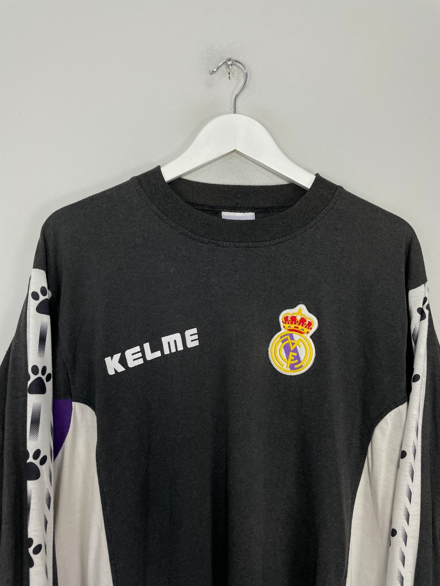 Shop 1994/96 REAL MADRID L/S TRAINING (XL) KELME, classic football shirts, vintage football shirts & retro soccer jerseys at Cult Kits